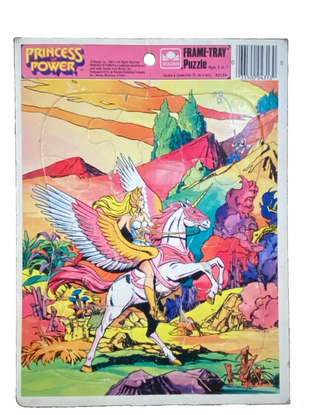Vintage 1985 Princess Of Power She-Ra Frame Tray Puzzle By Golden Ages Rare